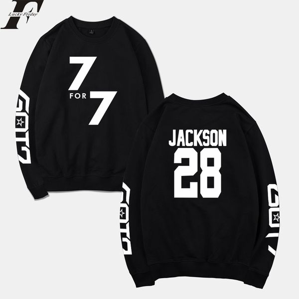 2018 got7 7for7 k- spring warm hoodies sweatshirt men/women print tracksuit hip hop man clothes plus size 4xl, Black
2018 got7 7for7 k- spring warm hoodies sweatshirt men/women print tracksuit hip hop man clothes plus size 4xl, Black
