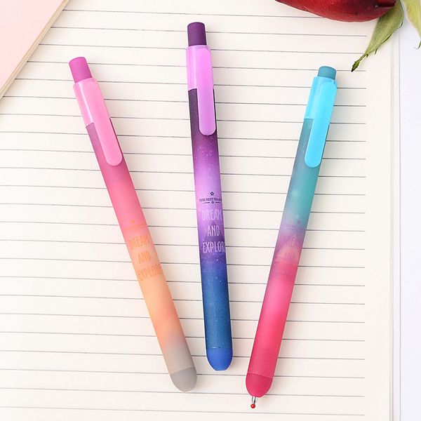 6 pcs/lot beautiful starry sky gel pens creative star dream explore black ink pens student writing stationery gift school office
6 pcs/lot beautiful starry sky gel pens creative star dream explore black ink pens student writing stationery gift school office