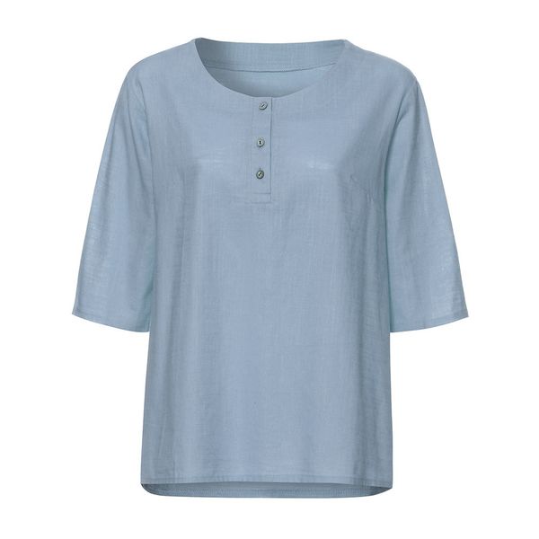 women plus size loose cotton linen button short sleeved shirt vintage blusas summer clothes for women female summer, White
women plus size loose cotton linen button short sleeved shirt vintage blusas summer clothes for women female summer, White
