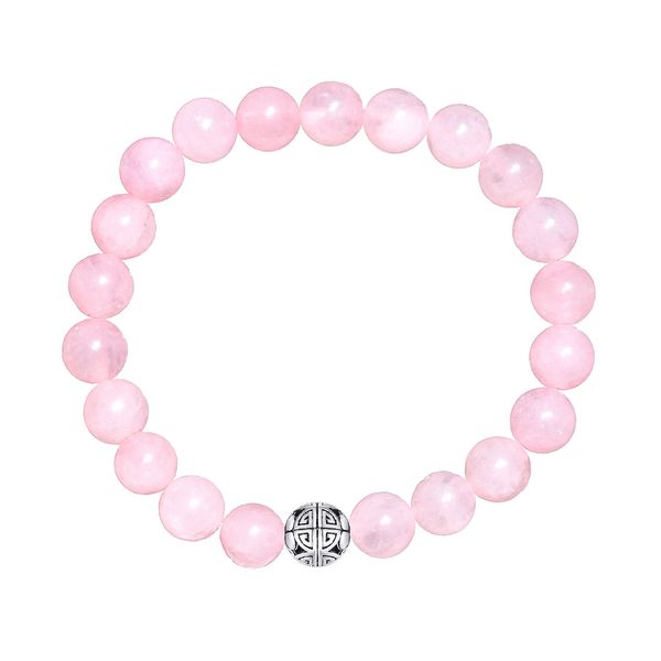natural gemstone rose quartz beads elastic charm bracelet solid 925 sterling silver double luck&long life silver bead for unisex, Golden;silver
natural gemstone rose quartz beads elastic charm bracelet solid 925 sterling silver double luck&long life silver bead for unisex, Golden;silver