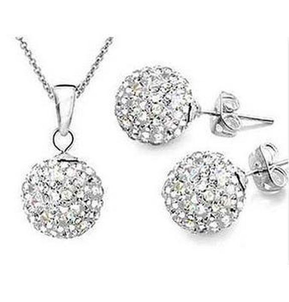 fashion 925 colour women jewelry white 10mm ball earrings pendant necklace jewelry set, Slivery;golden
fashion 925 colour women jewelry white 10mm ball earrings pendant necklace jewelry set, Slivery;golden
