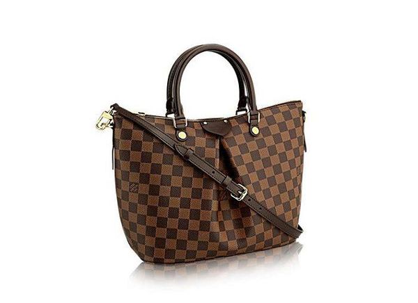 Damier canvas SIENA medium handbag N41546 TOP OXIDIZED REAL LEATHER ICONIC BAGS SHOULDER BAG TOTES CROSS BODY BUSINESS MESSENGER BAGS