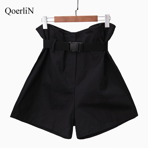 qoerlin solid ruffles high waist harajuku fashion shorts women belt short trouser 2018 summer casual high street clothing, White;black
qoerlin solid ruffles high waist harajuku fashion shorts women belt short trouser 2018 summer casual high street clothing, White;black