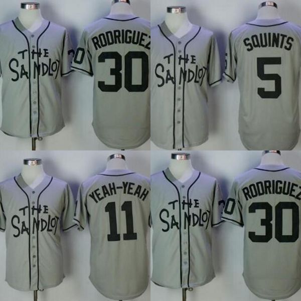 The Sandlot Benny 'The Jet' Rodriguez 30 Baseball Jersey Michael 'Squints' Palledorous 5 Alan 'Yeah-Yeah' McClennan 11 Movie Jerseys
The Sandlot Benny 'The Jet' Rodriguez 30 Baseball Jersey Michael 'Squints' Palledorous 5 Alan 'Yeah-Yeah' McClennan 11 Movie Jerseys