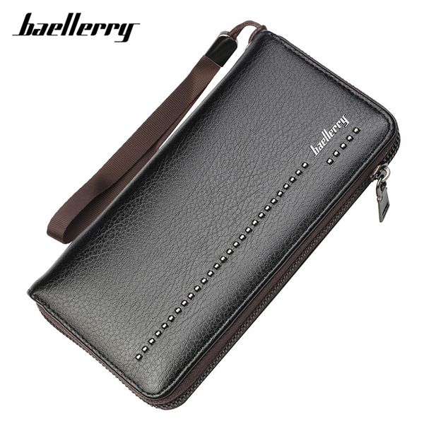 baellerry large capacity wallet men cell phone pocket long wristband wallet male zipper clutch purse man's carteira, Red;black
baellerry large capacity wallet men cell phone pocket long wristband wallet male zipper clutch purse man's carteira, Red;black