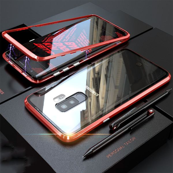 popular creative magnetic phone case for samsung galaxy s9 s9+ tempered glass clear phone case full-protect 6 color
popular creative magnetic phone case for samsung galaxy s9 s9+ tempered glass clear phone case full-protect 6 color