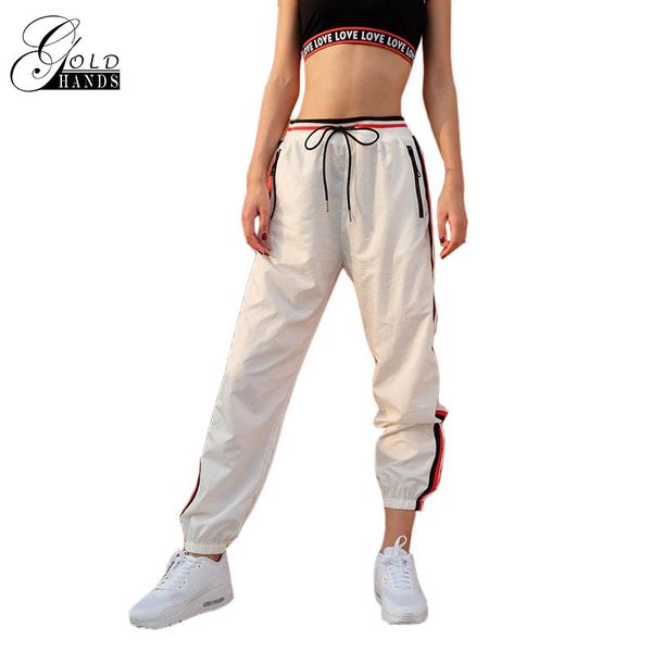 gold hands female sweat track pants women waist tie stripes loose fitness harem pants sweatpants track cuff gogger, Black;white
gold hands female sweat track pants women waist tie stripes loose fitness harem pants sweatpants track cuff gogger, Black;white
