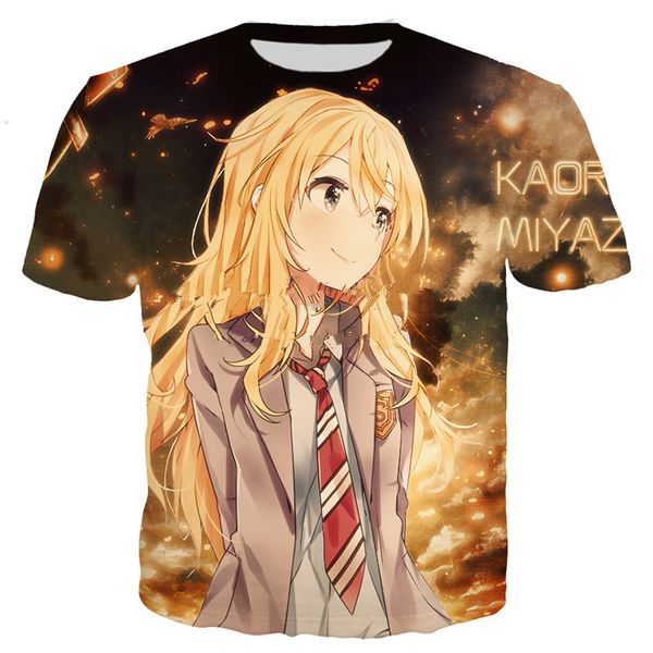 fashion anime cartoon your lie in april harajuku style t-shirt 3d printed women/men short sleeve t-shirt casual k405, White;black
fashion anime cartoon your lie in april harajuku style t-shirt 3d printed women/men short sleeve t-shirt casual k405, White;black