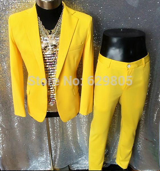 new come fashion yellow male singer dancer suit set costume dj performances hornet ds light men's stage wear bodysuit jacket, White;black
new come fashion yellow male singer dancer suit set costume dj performances hornet ds light men's stage wear bodysuit jacket, White;black
