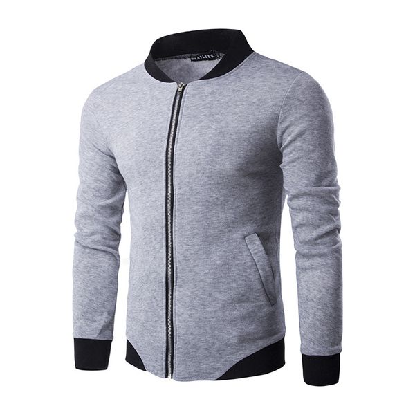 autumn winter mens new stand collar zipper men slim coat jacket sweater cardigan outerwear, Black;brown
autumn winter mens new stand collar zipper men slim coat jacket sweater cardigan outerwear, Black;brown