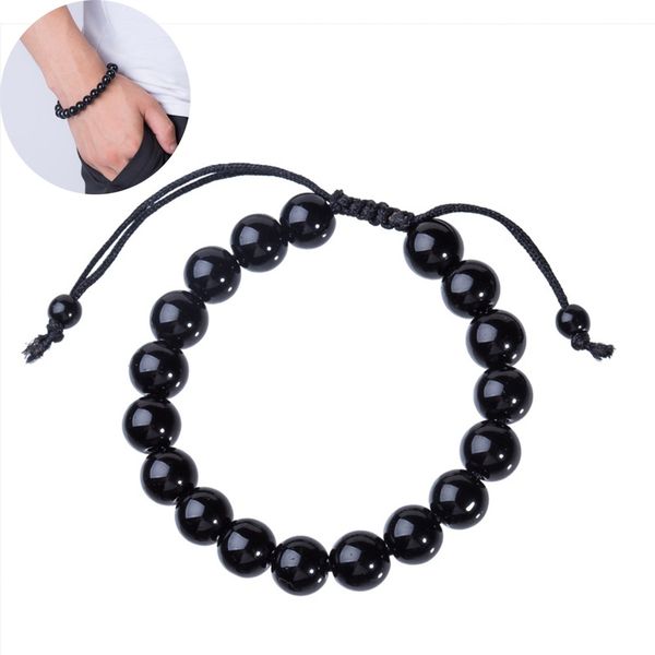 1 piece charm black natural stone beaded bracelet men adjustable rope chain bracelets fashion jewelry man gift, Golden;silver
1 piece charm black natural stone beaded bracelet men adjustable rope chain bracelets fashion jewelry man gift, Golden;silver