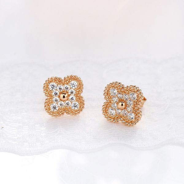 v diamond earring paris clover stud lucky clover earring lucky healthy wealth love fashion design women wedding party stud, Golden;silver
v diamond earring paris clover stud lucky clover earring lucky healthy wealth love fashion design women wedding party stud, Golden;silver