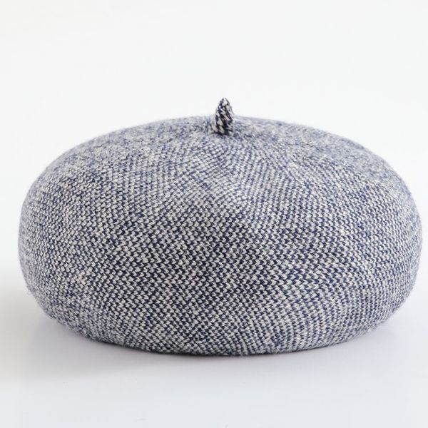 lady winter berets hat painter style hat women wool vintage berets solid color caps female bonnet warm walking cap, Blue;gray
lady winter berets hat painter style hat women wool vintage berets solid color caps female bonnet warm walking cap, Blue;gray