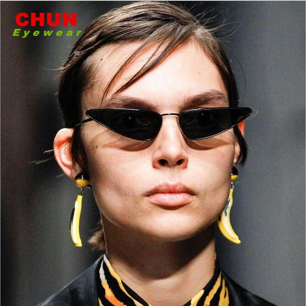 chun vintage cat eye sunglasses women brand designer small frame sun glasses retro black eyewear fashion catwalk glasses k4, White;black 
chun vintage cat eye sunglasses women brand designer small frame sun glasses retro black eyewear fashion catwalk glasses k4, White;black