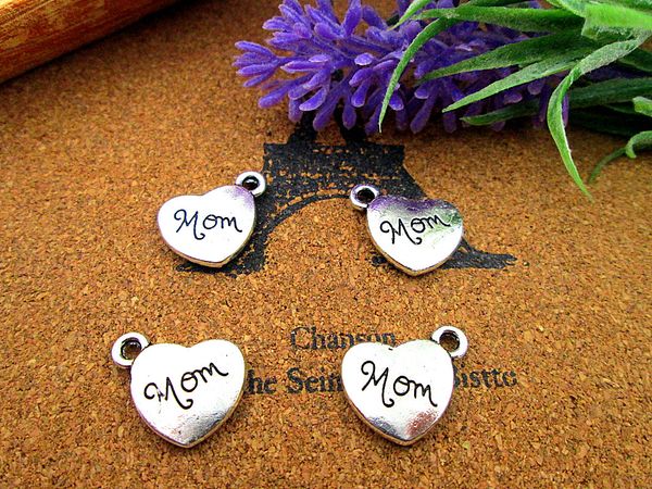 36pcs 18x15mm mom charms, antique tibetan silver 2 sided mom heart charm pendants, Bronze;silver
36pcs 18x15mm mom charms, antique tibetan silver 2 sided mom heart charm pendants, Bronze;silver
