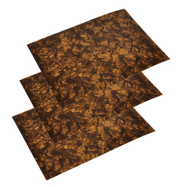 3pcs a4 size 0.46mm tiger celluloid sheet 210x297mm for pickguard custom inlays guitar pick luither
3pcs a4 size 0.46mm tiger celluloid sheet 210x297mm for pickguard custom inlays guitar pick luither