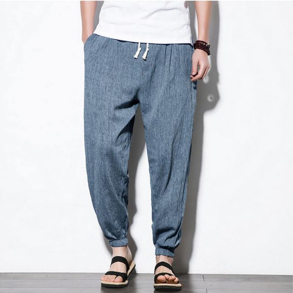 nice cotton linen casual harem pants men jogger pants men fitness trousers male chinese traditional style harajuku, Black
nice cotton linen casual harem pants men jogger pants men fitness trousers male chinese traditional style harajuku, Black