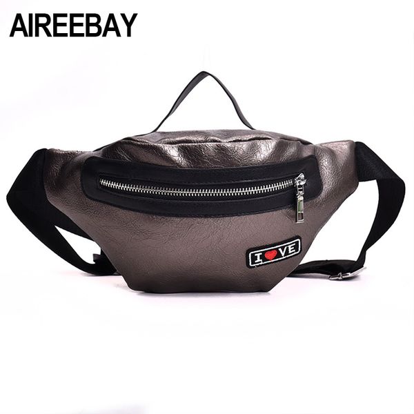 aireebay preppy style fanny pack women leather belt bag patch women waist bag silver black lady pouch waist pack
aireebay preppy style fanny pack women leather belt bag patch women waist bag silver black lady pouch waist pack
