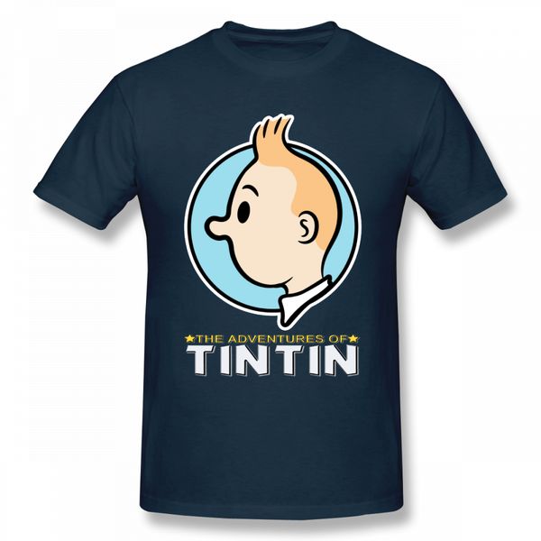 the adventure of tintin t-shirt for men short sleeve cotton plain custom tee, White;black
the adventure of tintin t-shirt for men short sleeve cotton plain custom tee, White;black