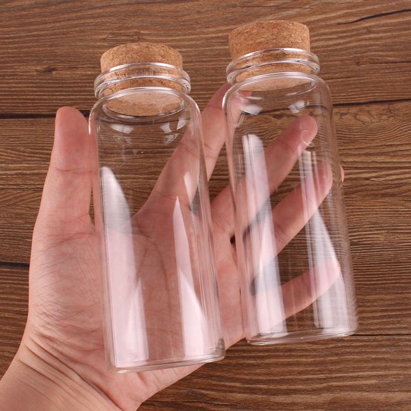12pcs 47*120*33mm 150ml mini glass wishing bottles tiny jars vials with cork ser wedding gift
12pcs 47*120*33mm 150ml mini glass wishing bottles tiny jars vials with cork ser wedding gift
