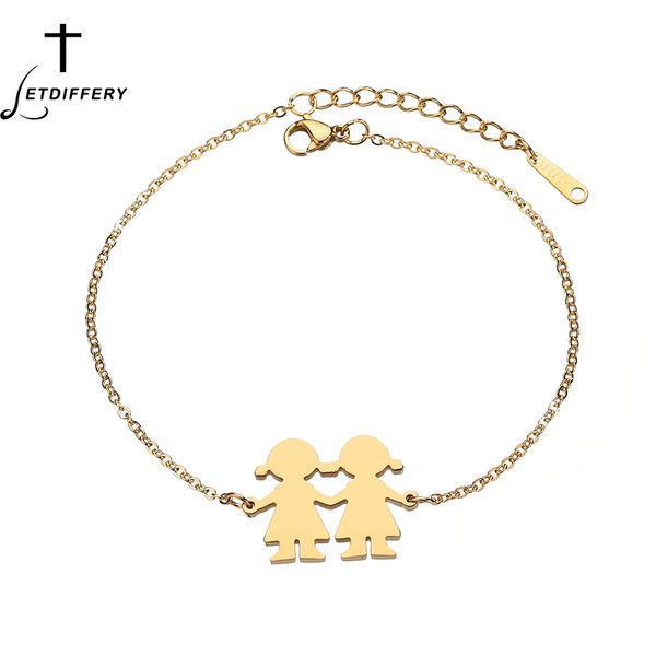 letdiffery stainless steel two girls bracelet sliver gold adjustable bangle for sister friend gift, Black
letdiffery stainless steel two girls bracelet sliver gold adjustable bangle for sister friend gift, Black