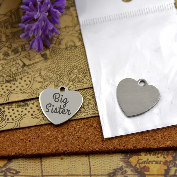 40pcs--"big sister"stainless steel charms more style for choosing diy charms pendants for necklace, Bronze;silver
40pcs--"big sister"stainless steel charms more style for choosing diy charms pendants for necklace, Bronze;silver