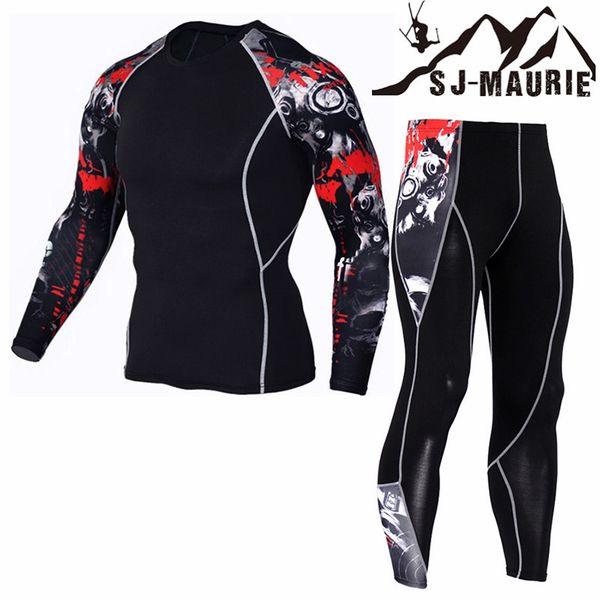 sj-maurie conjunto esportivo masculino men running jogging training suits sports set long shirt + pants gym fitness clothing, Black;blue
sj-maurie conjunto esportivo masculino men running jogging training suits sports set long shirt + pants gym fitness clothing, Black;blue