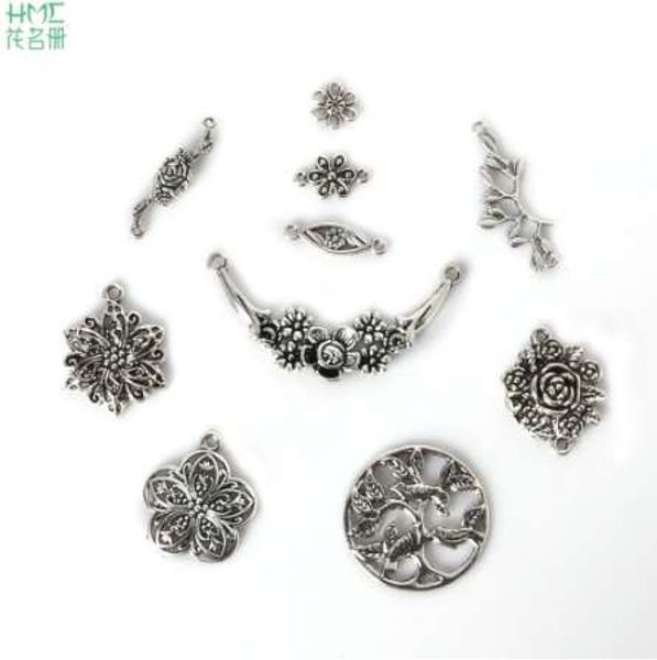 selling antique silver plated mixed size flowers pendant 10 types 2~21pcs zinc alloy charms for diy jewelry finding, Bronze;silver
selling antique silver plated mixed size flowers pendant 10 types 2~21pcs zinc alloy charms for diy jewelry finding, Bronze;silver