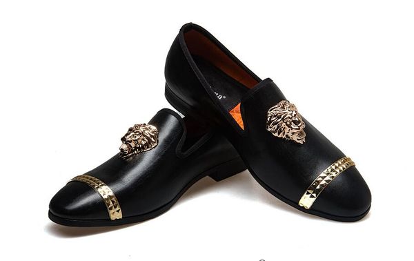 2022 new style italy fashion design bright face buckle and gold metal men leather shoes mens casual flats party wedding men loafers u43, Black
2022 new style italy fashion design bright face buckle and gold metal men leather shoes mens casual flats party wedding men loafers u43, Black