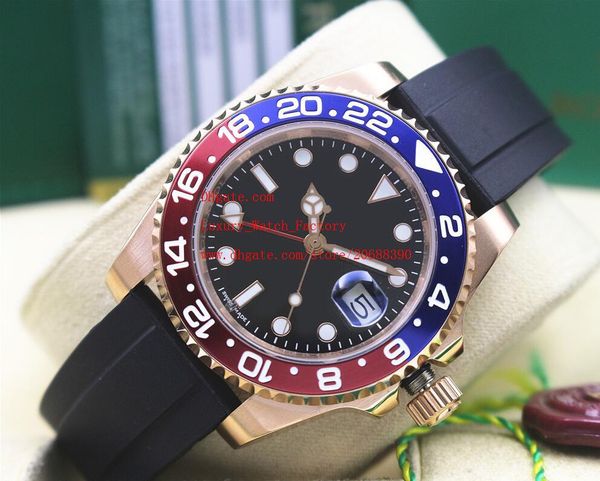 factory supplier luxury 18k pink gold 116710 gmt rubber bracelet sapphire blue red ceramic bezel 40mm automatic mens watch watches, Slivery;brown
factory supplier luxury 18k pink gold 116710 gmt rubber bracelet sapphire blue red ceramic bezel 40mm automatic mens watch watches, Slivery;brown