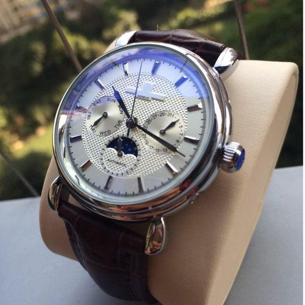 brown leather fashion mechanical mens stainless steel mens designer automatic watch sports self-wind watches wristwatch montre de luxe, Slivery;brown
brown leather fashion mechanical mens stainless steel mens designer automatic watch sports self-wind watches wristwatch montre de luxe, Slivery;brown