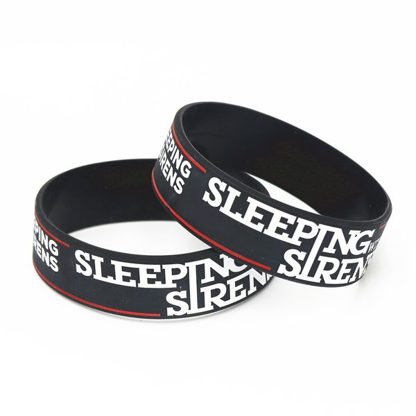 1pc black sleeping with sirens band silicone bracelets&bangles wide tendy popular silicone wristband classic band gifts sh197, Golden;silver
1pc black sleeping with sirens band silicone bracelets&bangles wide tendy popular silicone wristband classic band gifts sh197, Golden;silver