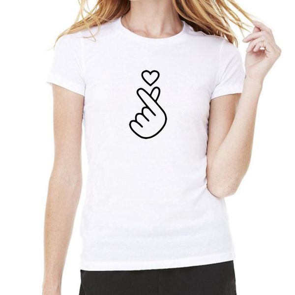 2017 new heart fingers fashion t shirt for women funny cute silicone women japanese kyliejenner t-shirt female, White
2017 new heart fingers fashion t shirt for women funny cute silicone women japanese kyliejenner t-shirt female, White