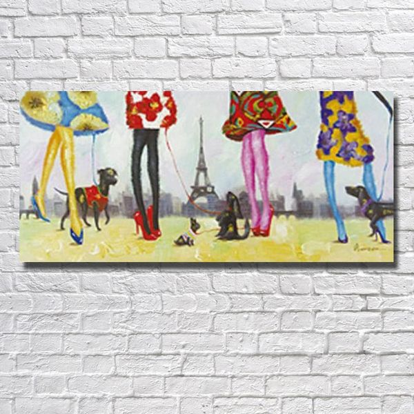 art 100% handmade abstract animal women and dogs oil painting on canvas wall art pictures for room home decoration no frame
art 100% handmade abstract animal women and dogs oil painting on canvas wall art pictures for room home decoration no frame