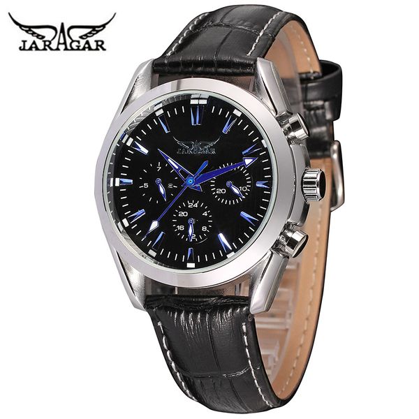blue black wrist watch men 2016 famous male clock mechanical watch leather strap wristwatch relogio masculino, Slivery;brown
blue black wrist watch men 2016 famous male clock mechanical watch leather strap wristwatch relogio masculino, Slivery;brown