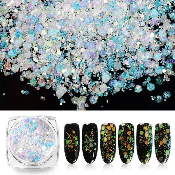 meet across 1box nail glitter powder dust iridescent flakies sequins silver super shining paillette nail art manicure decoration, Silver;gold
meet across 1box nail glitter powder dust iridescent flakies sequins silver super shining paillette nail art manicure decoration, Silver;gold