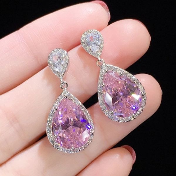 shiny teardrop cz cubic zirconia cluster classic wedding bridal earring, White
shiny teardrop cz cubic zirconia cluster classic wedding bridal earring, White