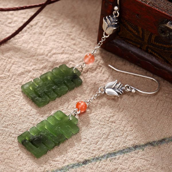 brinco sale jasper 2018 new s925 pure antique mosaic and jade double happiness flower lady high-end drop earrings wholesale, Golden;silver
brinco sale jasper 2018 new s925 pure antique mosaic and jade double happiness flower lady high-end drop earrings wholesale, Golden;silver