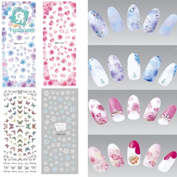 rocooart ds211-240 winter water transfer nails art sticker white snowflake harajuku nail wraps foil sticker manicure stickers, Black
rocooart ds211-240 winter water transfer nails art sticker white snowflake harajuku nail wraps foil sticker manicure stickers, Black