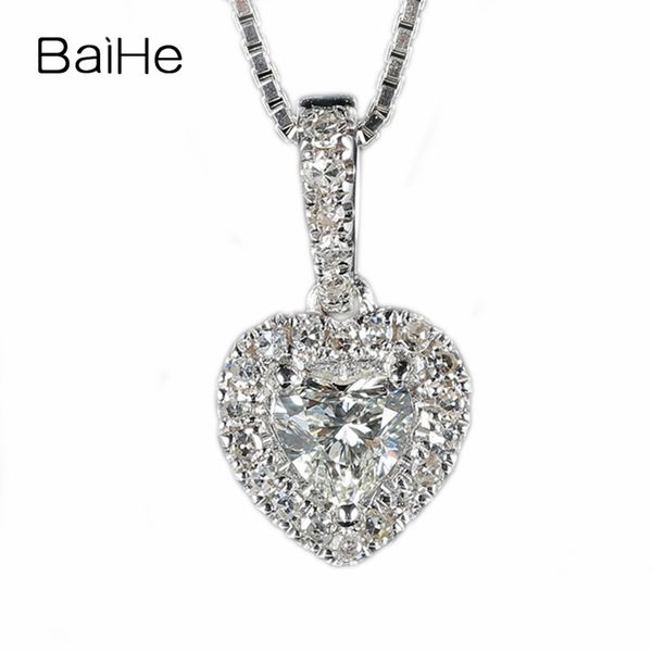 baihe solid 18k white gold 0.19ct certified heart single cut 100% genuine natural diamond wedding trendy fine jewelry necklaces, Silver
baihe solid 18k white gold 0.19ct certified heart single cut 100% genuine natural diamond wedding trendy fine jewelry necklaces, Silver
