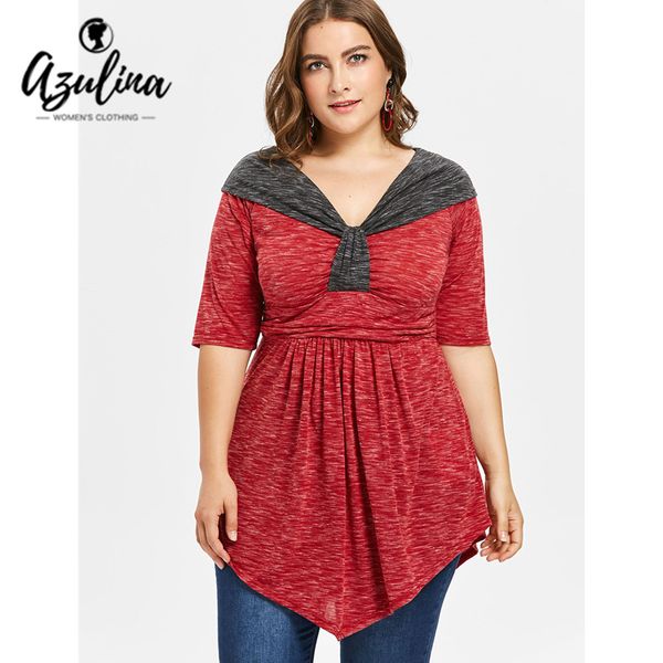 azulina plus size empire waist v-neck half sleeve t-shirt fall summer women t shirt casual shirt tees big size ladies clothes 5x, White
azulina plus size empire waist v-neck half sleeve t-shirt fall summer women t shirt casual shirt tees big size ladies clothes 5x, White