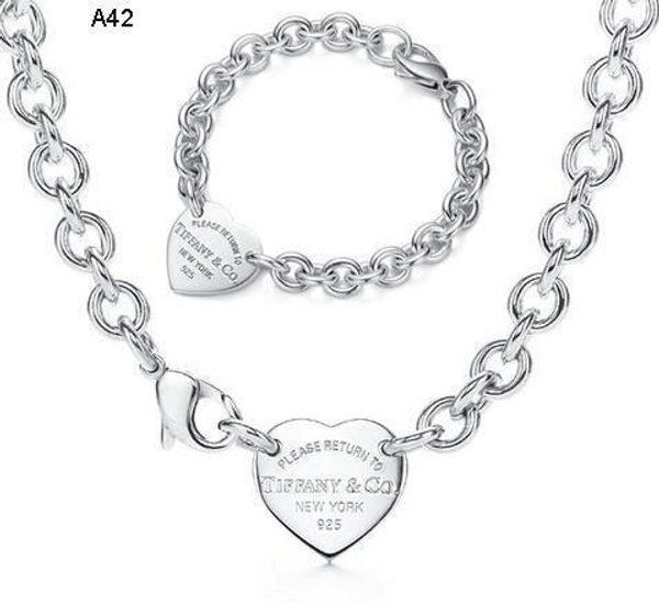 Продажа 2019 Новые модные ювелирные изделия Tiffany925 серебряные ювелирные изделия ожерелье и браслет + серьги набор A19 с коробкой Бесплатная доставка
Продажа 2019 Новые модные ювелирные изделия Tiffany925 серебряные ювелирные изделия ожерелье и браслет + серьги набор A19 с коробкой Бесплатная доставка