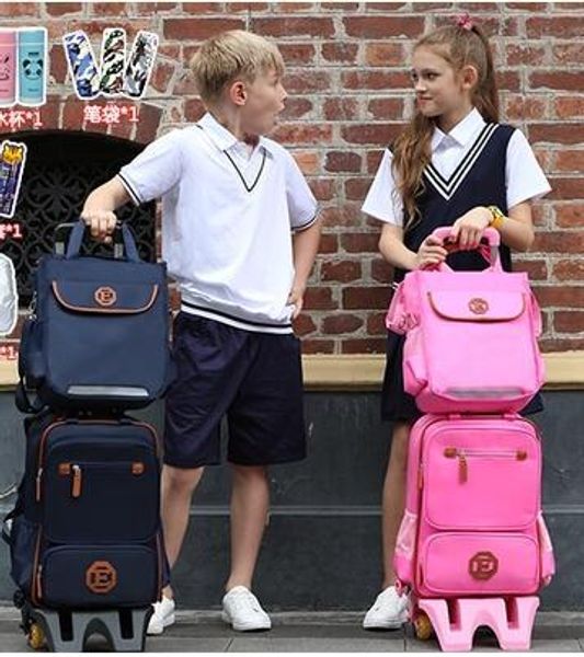 kids wheeled backpack children travel luggage backpack bag on wheels trolley backpack for school girls rolling bag with wheels y18110107
kids wheeled backpack children travel luggage backpack bag on wheels trolley backpack for school girls rolling bag with wheels y18110107