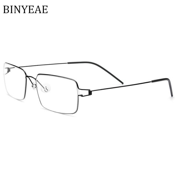 binyeae titanium glasses frame men prescription eyeglasses korean denmark women brand designer myopia optical frames screwless, Silver
binyeae titanium glasses frame men prescription eyeglasses korean denmark women brand designer myopia optical frames screwless, Silver