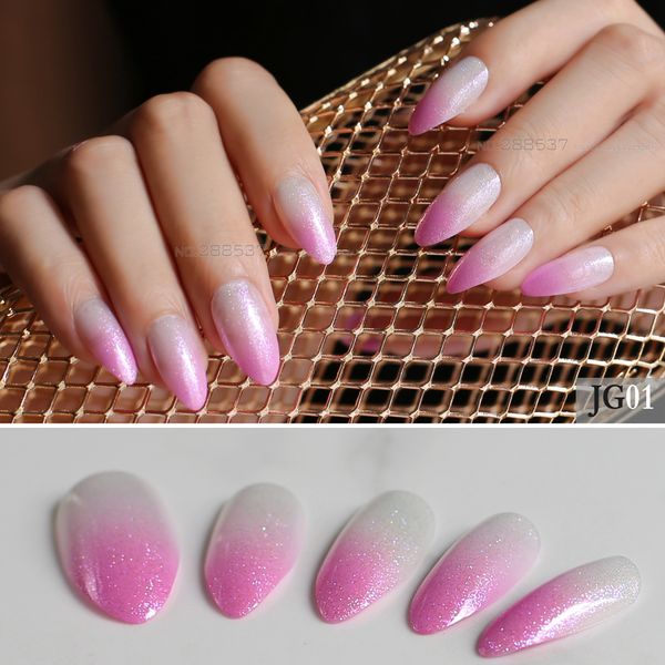 pink false nails peach flash gradient 24pcs pointed fake nails stiletto naturally transparent full set shiny change pointed, Red;gold
pink false nails peach flash gradient 24pcs pointed fake nails stiletto naturally transparent full set shiny change pointed, Red;gold