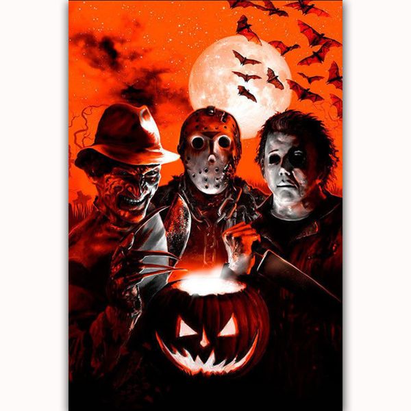 mq594 horror movie jason voorhees freddy krueger film new art poster silk light canvas home decor wall picture printings
mq594 horror movie jason voorhees freddy krueger film new art poster silk light canvas home decor wall picture printings
