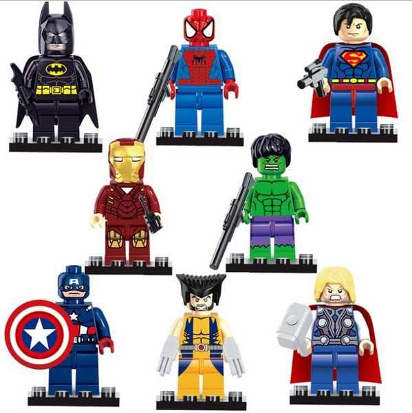8pcs/lot The Avengers Justice League Super Hero Baby Hulk Captain America Superman Batman Thor Lron Man Action doll Figures Toys TO484
8pcs/lot The Avengers Justice League Super Hero Baby Hulk Captain America Superman Batman Thor Lron Man Action doll Figures Toys TO484