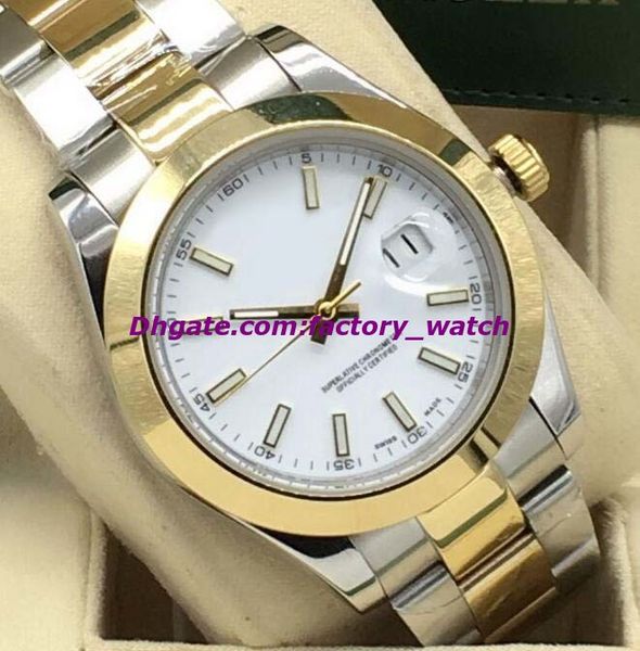 luxury watches 7 style 126301 gold & steel unused smooth bezel 41mm automatic fashion brand men's watch wristwatch
luxury watches 7 style 126301 gold & steel unused smooth bezel 41mm automatic fashion brand men's watch wristwatch