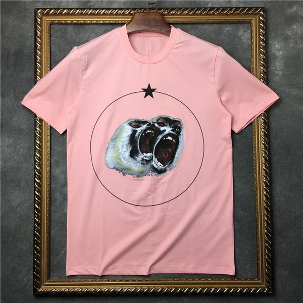 2019 new summer men designer brand t shirt clothing short sleeve t-shirt roar orangutan monkey circle star tshirt untee cotton, White;black
2019 new summer men designer brand t shirt clothing short sleeve t-shirt roar orangutan monkey circle star tshirt untee cotton, White;black