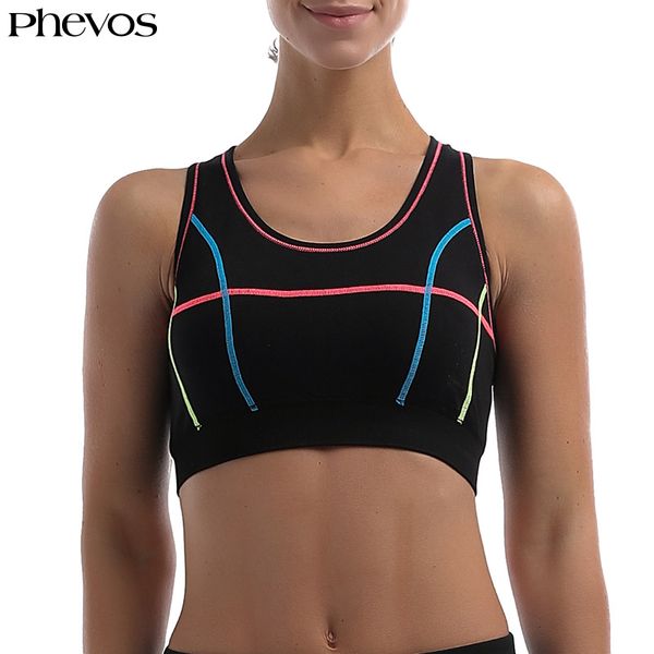 phevos women sports bra fitness gym running crop bra breathable high impact black sport bras seamless brassiere sport famme, White;black
phevos women sports bra fitness gym running crop bra breathable high impact black sport bras seamless brassiere sport famme, White;black